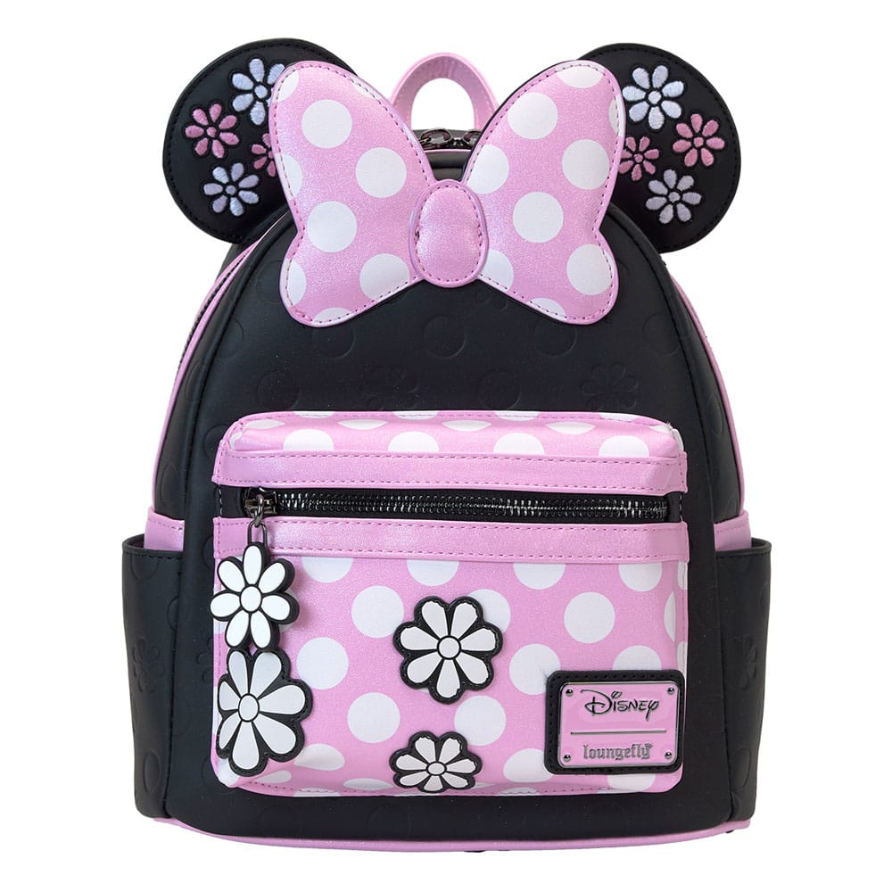 Disney by Loungefly Minnie Floral Rock the Dots Mini Backpack