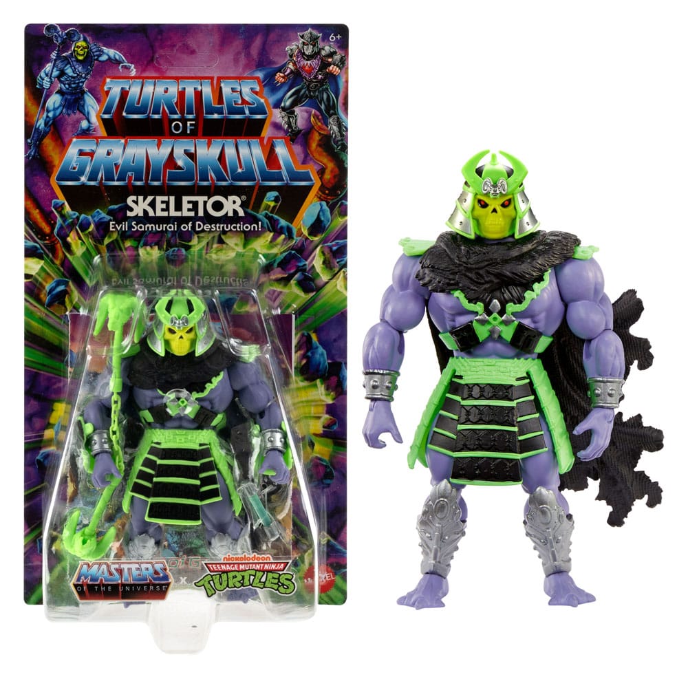 MOTU x TMNT Turtles of Grayskull Skeletor 14 cm Action Figure