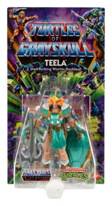 MOTU x TMNT Turtles of Grayskull Teela 14 cm Action Figure