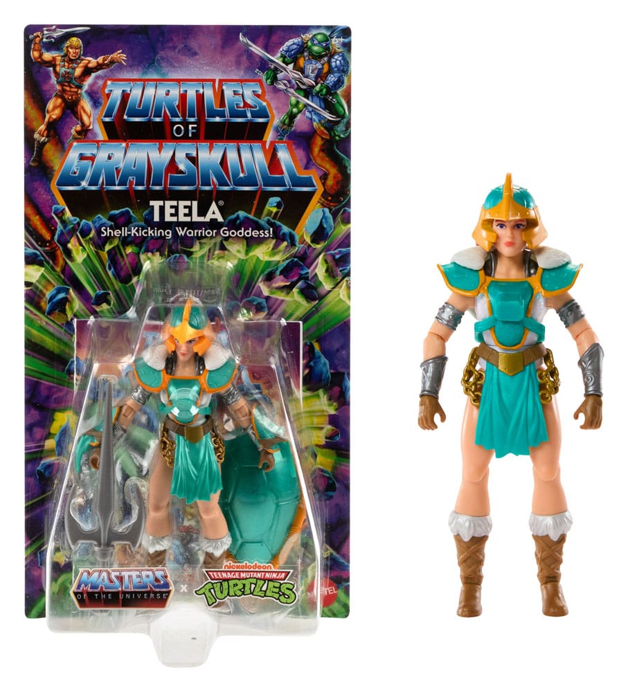 MOTU x TMNT Turtles of Grayskull Teela 14 cm Action Figure