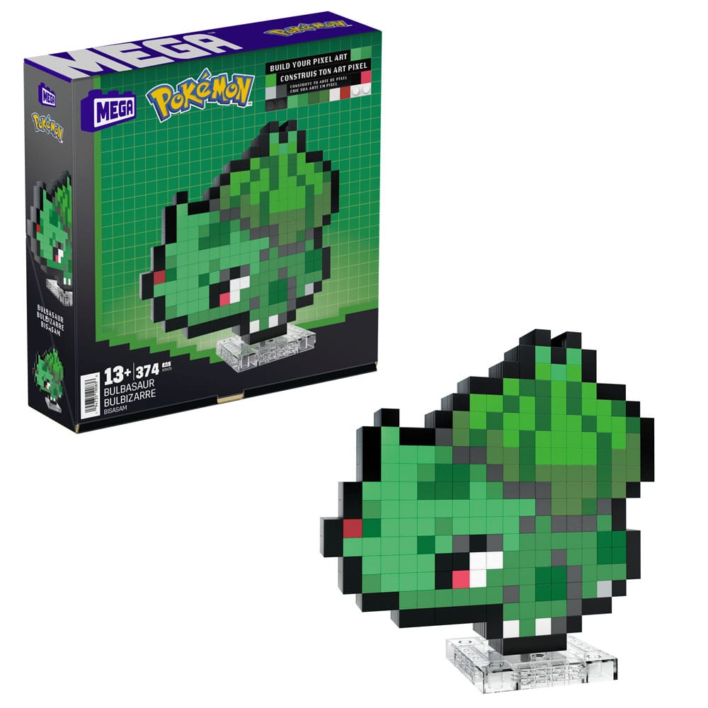 Pokémon Bulbasaur Pixel Art MEGA Construction Set