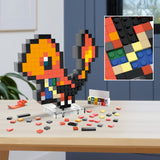 Pokémon Charmander Pixel Art MEGA Construction Set