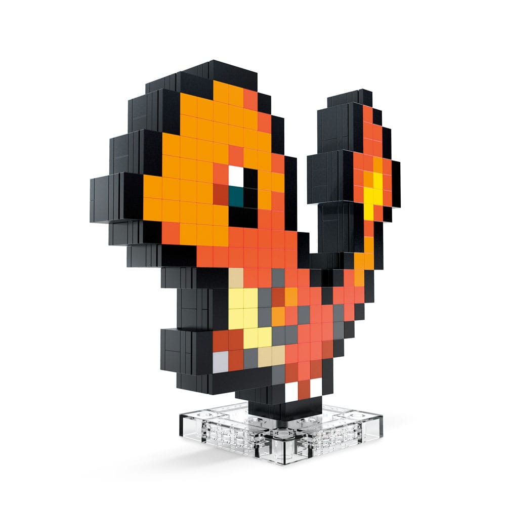 Pokémon Charmander Pixel Art MEGA Construction Set