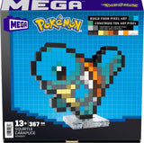 Pokémon Squirtle Pixel Art MEGA Construction Set