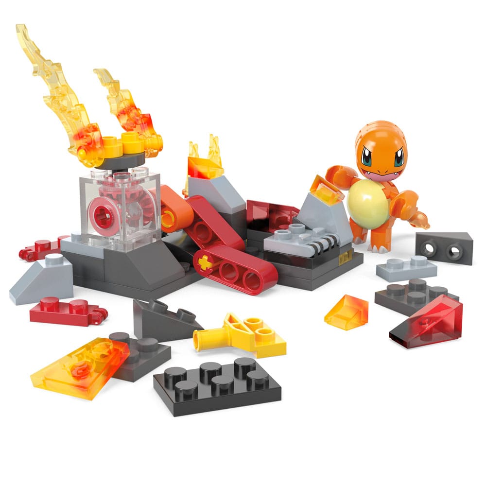 Pokémon Charmander's Fire-Type Spin MEGA Construction Set