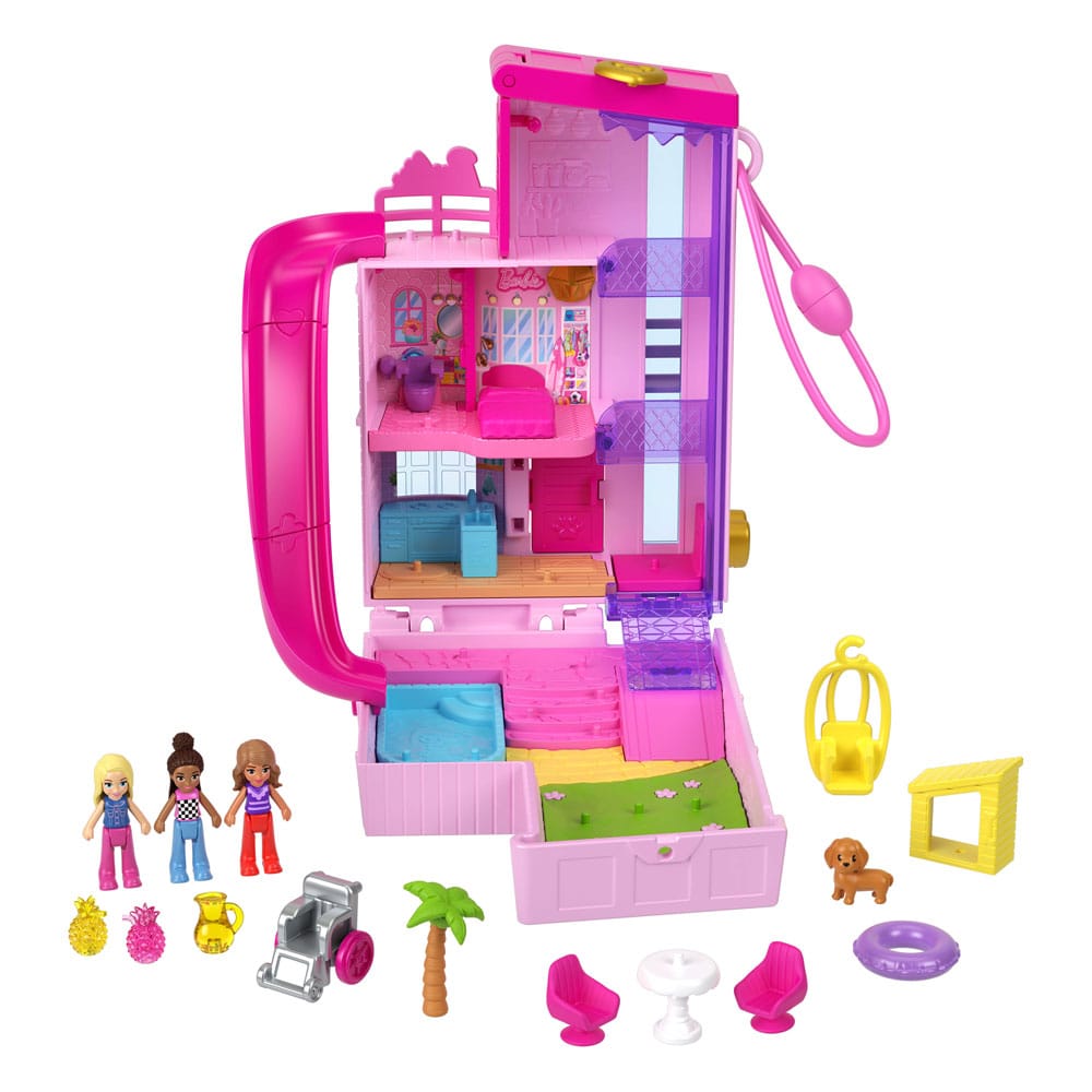 Barbie Polly Pocket Mini Figures Playset Dollhouse