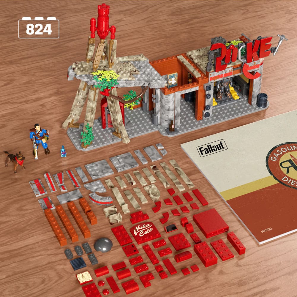 Fallout Red Rocket Truck Stop MEGA Construction Set