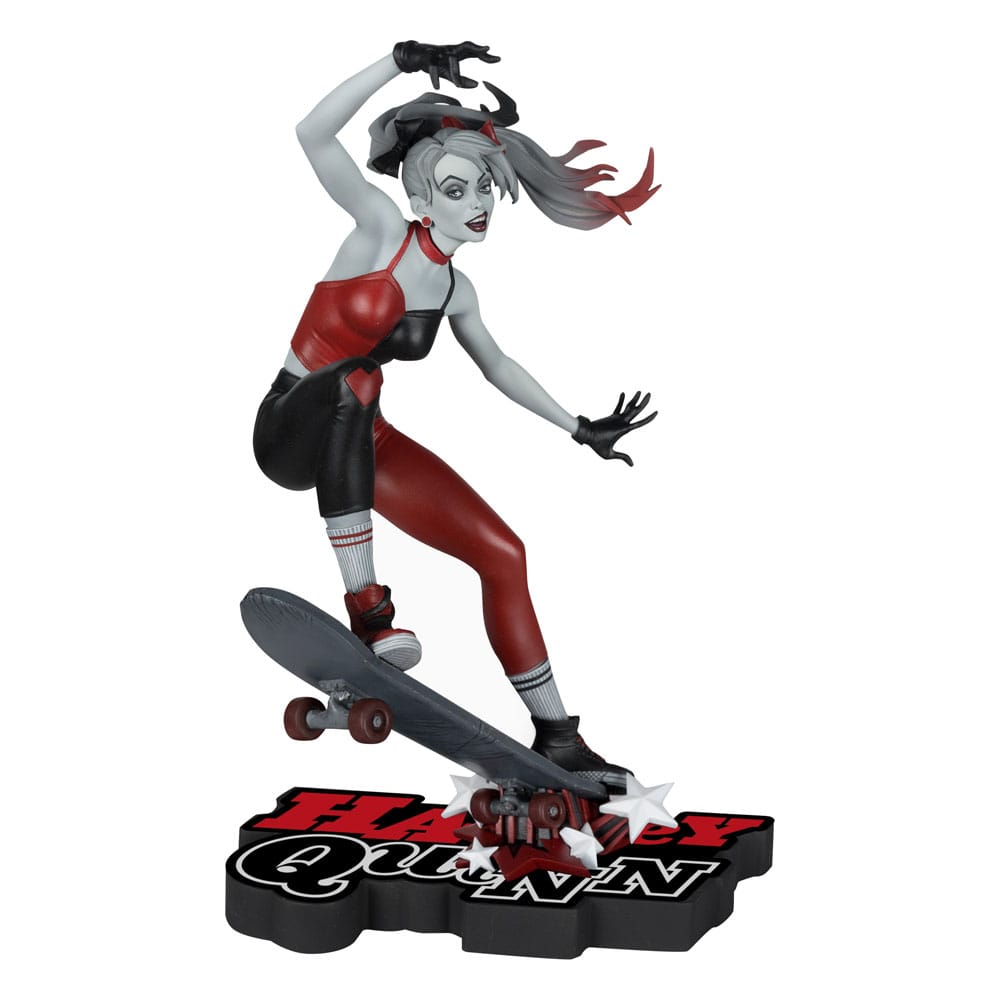 DC Direct Harley Quinn: Red, White & Black Harley Quinn by Ivan Tao 20 cm 1/10 Statue