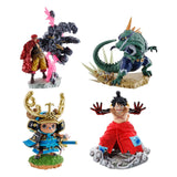 One Piece Petitrama Logbox Re Birth Wanokuni Vol. 2 Set 9 cm PVC Mini Statue