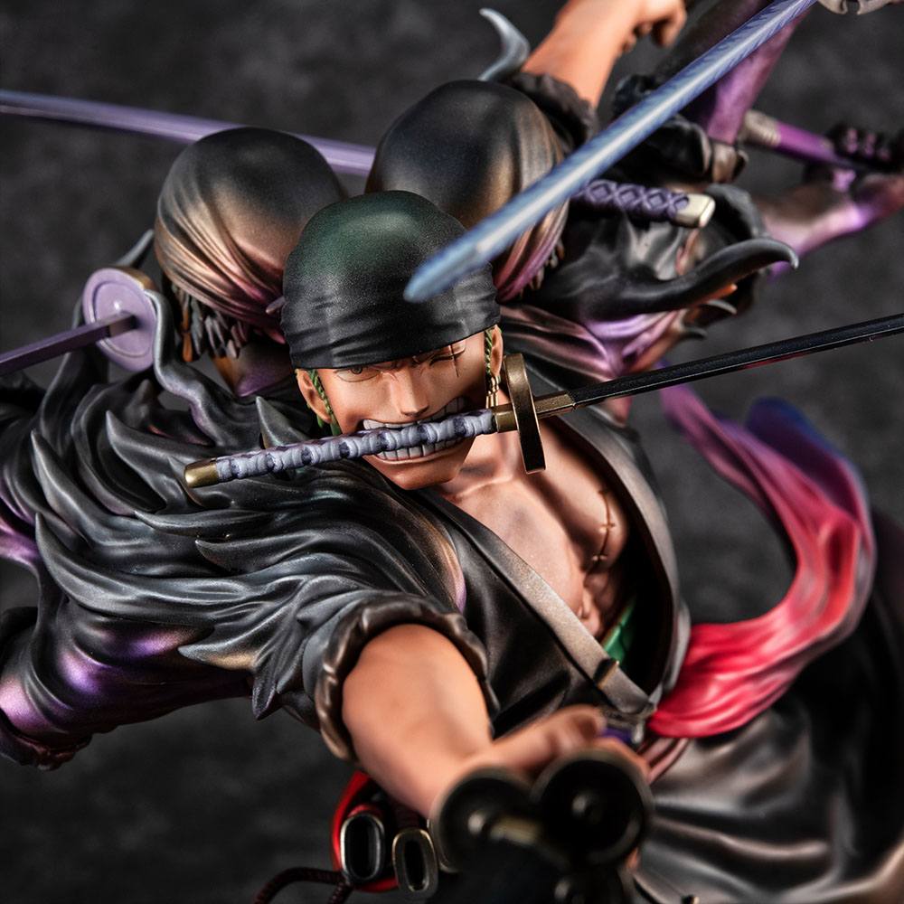 One Piece Excellent Model P.O.P SA-Maximum Roronoa Zoro Ver. Demon Spirit Kyuutouryuu Asura 17 cm PVC Statue