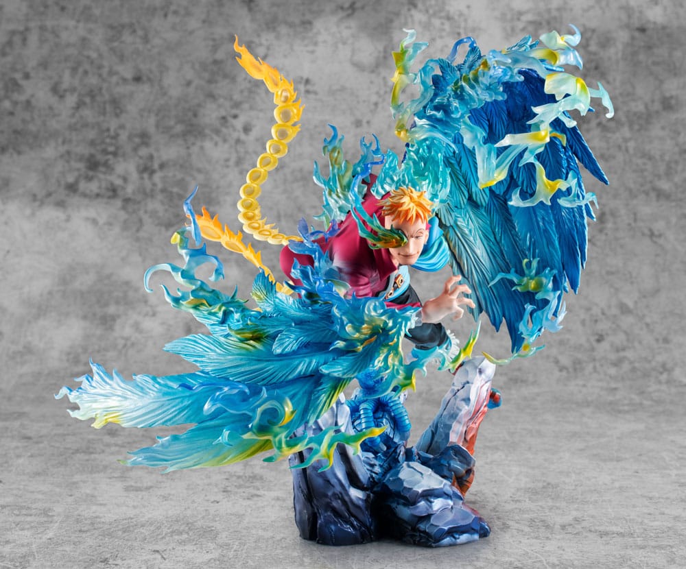 One Piece P.O.P MAS Maximum Marco the Phoenix Leader of 1st group of Whitebeard Pirates 32 cm PVC Statue