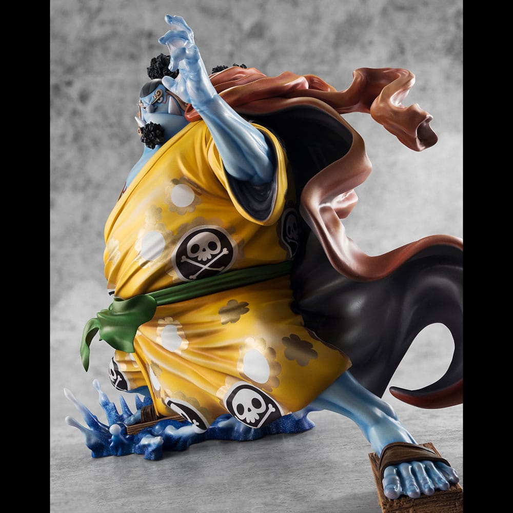 One Piece Portrait Of Pirates SA-MAXIMUM Knight of the Sea Jinbe Limited Reprint 25 cm PVC Statue