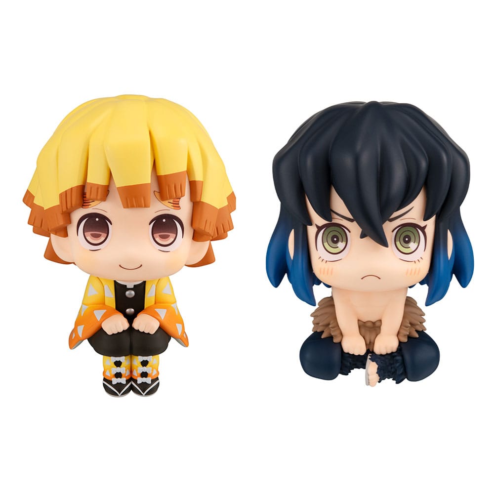 Demon Slayer: Kimetsu no Yaiba Look Up Zenitsu Agatsuma Smile Ver. & Inosuke Hashibira Bossy Ver. 11 cm PVC Statue (with gift)