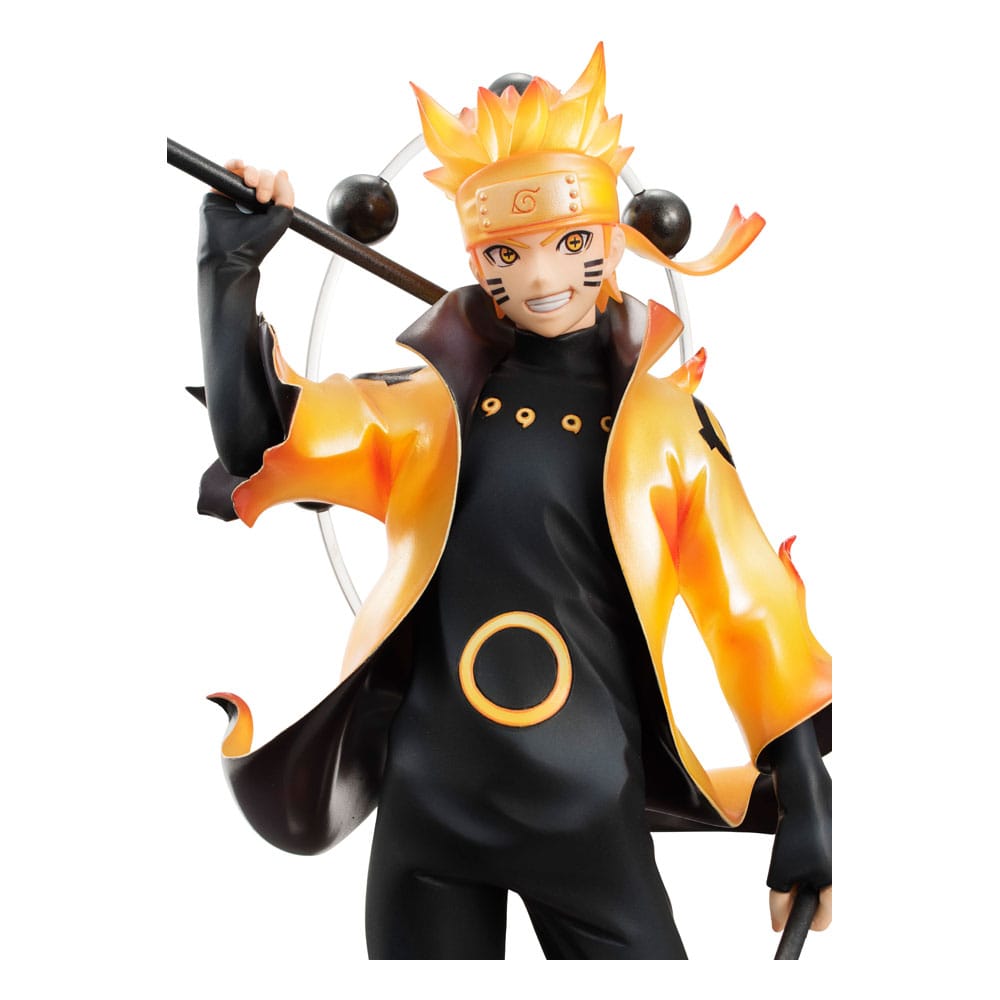 Naruto Shippuden G.E.M. Series Naruto Uzumaki Six Paths Sage Mode 15th Anniversary Ver. 22 cm PVC Statue