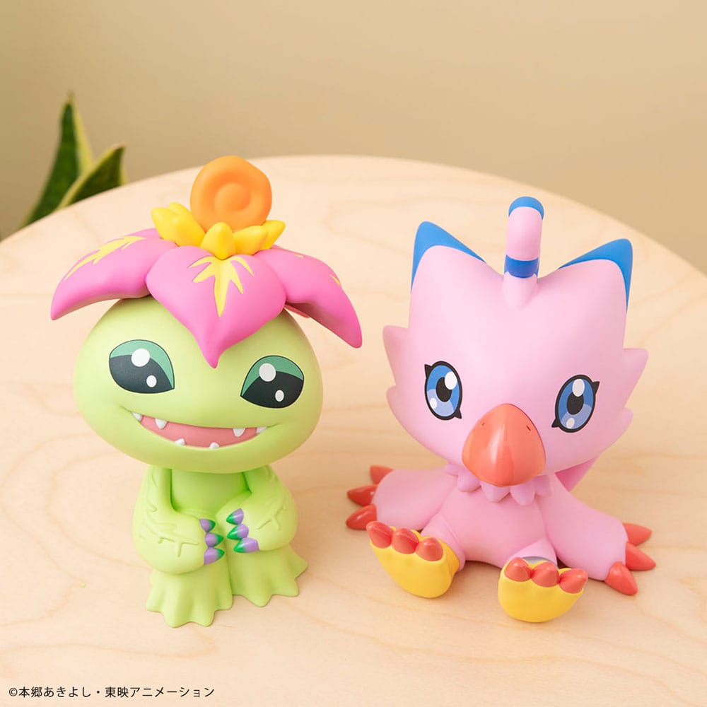 Digimon Adventure Look Up Tentomon & Palmon 11 cm (with gift) PVC Statues