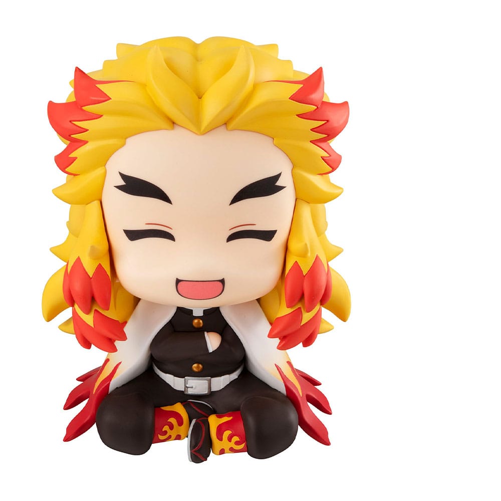 Demon Slayer: Kimetsu no Yaiba Look Up Rengoku Kyoujurou Smile Ver. 11 cm PVC Statue with gift