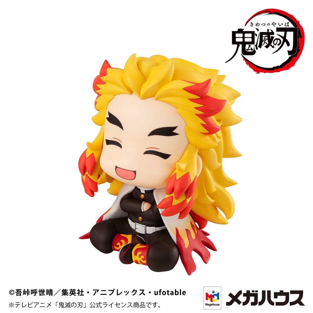 Demon Slayer: Kimetsu no Yaiba Look Up Rengoku Kyoujurou Smile Ver. 11 cm PVC Statue with gift