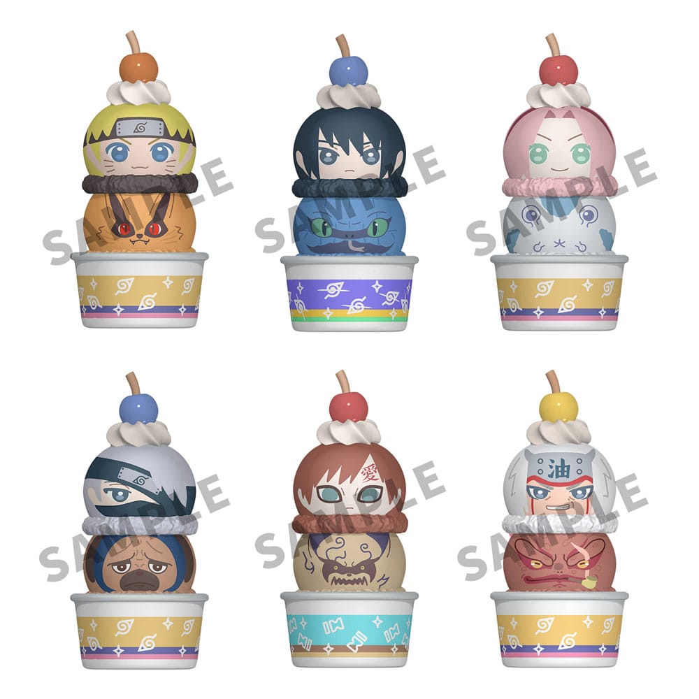 Naruto Shippuden Tsumichen Stack up & Change 8 cm (with gift) Trading Figure 6-Pack