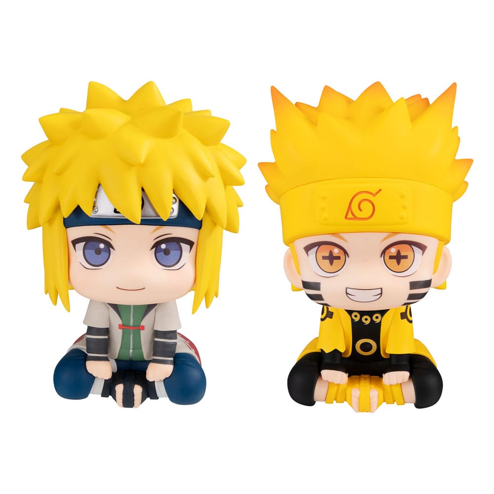 Naruto Shippuden Look Up Naruto Uzumaki Six Paths Sage Mode & Minato Namikaze 11 cm (with gift) PVC Statue