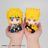 Naruto Shippuden Look Up Naruto Uzumaki Six Paths Sage Mode & Minato Namikaze 11 cm (with gift) PVC Statue