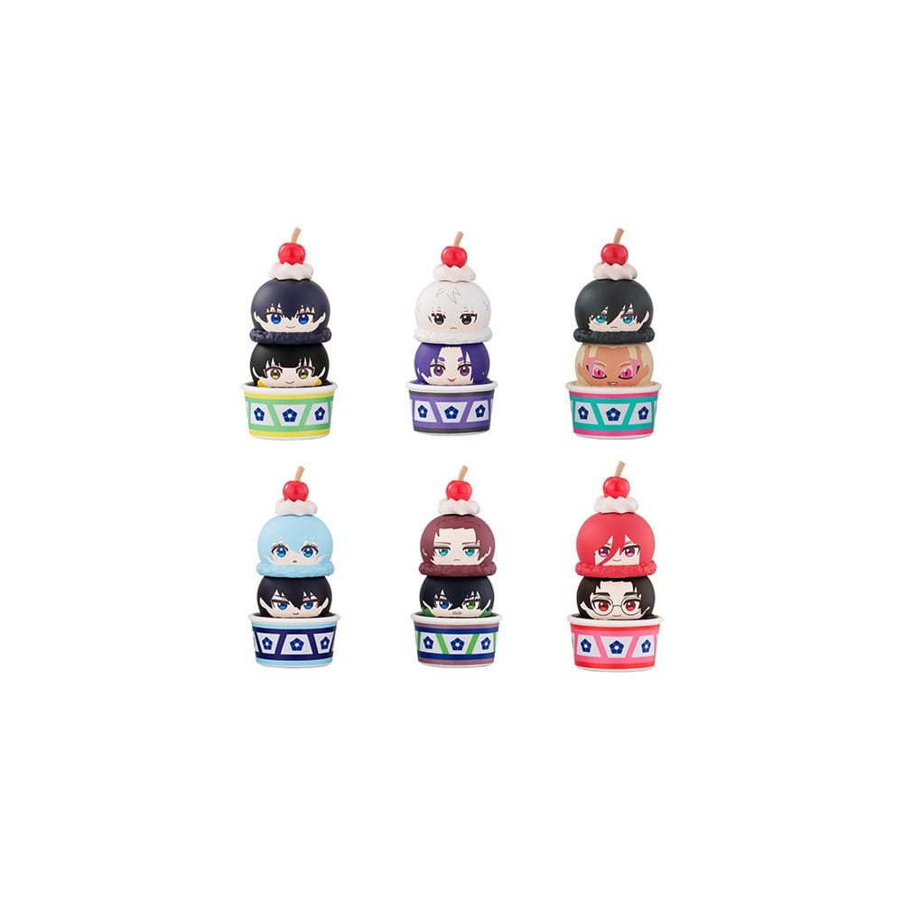 Blue Lock Tsumichen Stack up & Change 8 cm (with gift) 6-Pack Trading Figures