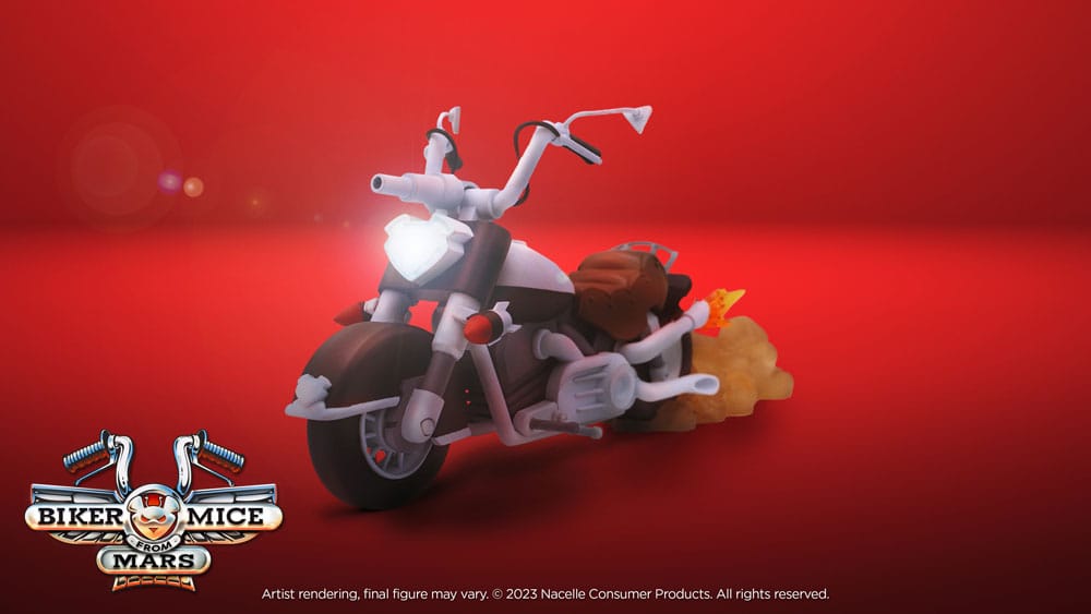 Biker Mice From Mars Throttle's Martian Monster Bike 23 cm Vehicle