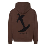 Death Note Graphic Brown Hooded Sweater