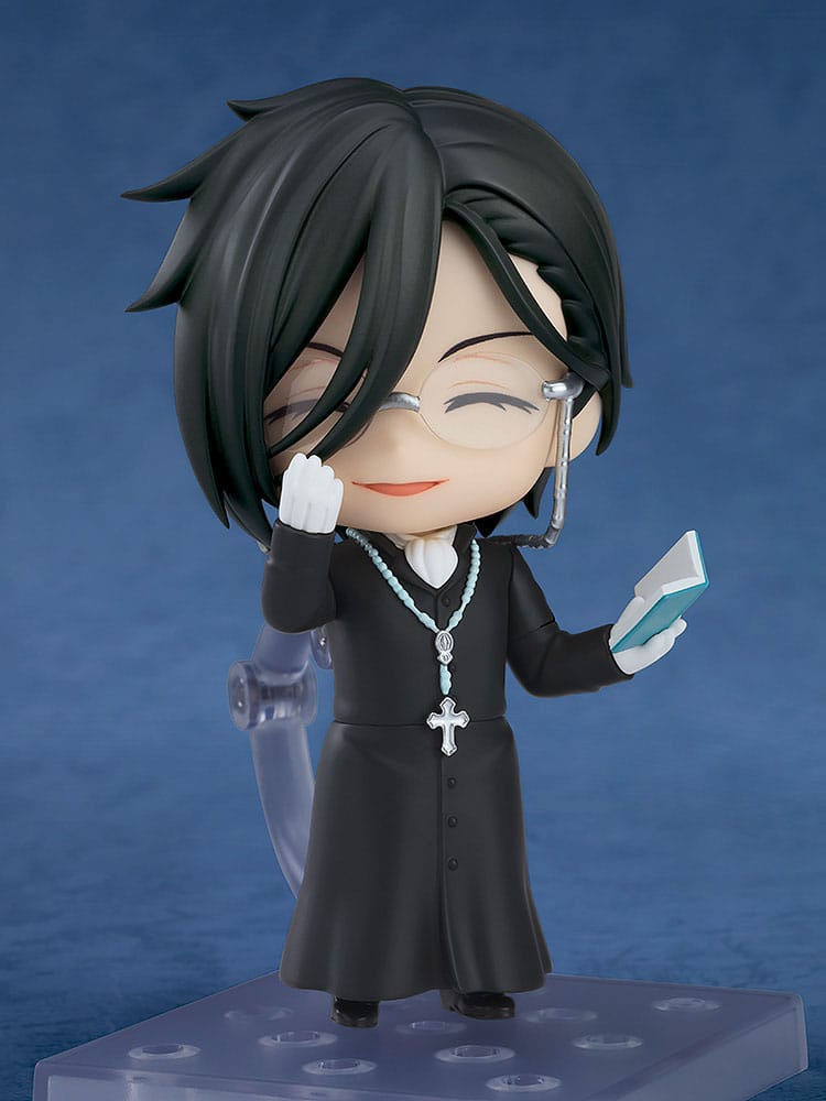 Black Butler Boarding School Arc Nendoroid Sebastian Michaelis Sapphire Owl Ver. 10 cm Action Figure