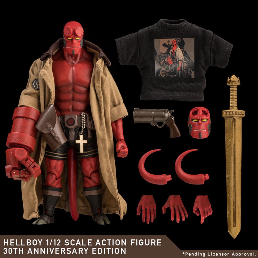 Hellboy 30th Anniversary Edition 19 cm 1/12 Action Figure