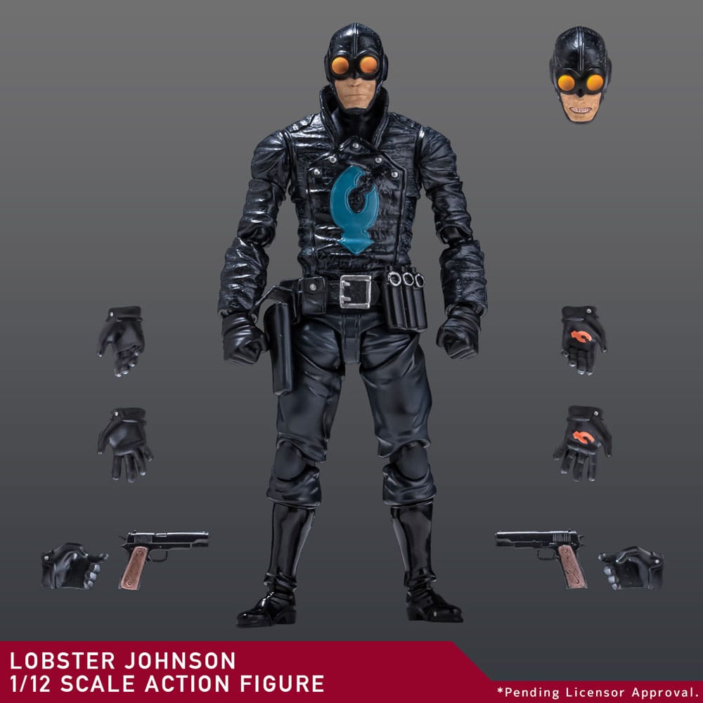 Hellboy Lobster Johnson 17 cm 1/12 Action Figure