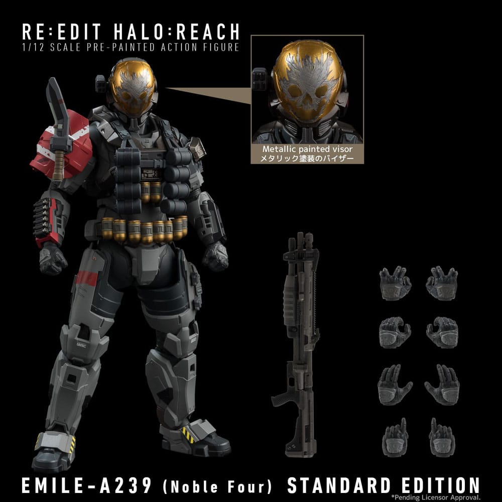 Halo: Reach Emile-A239 (Noble Four) 18 cm 1/12 Action Figure