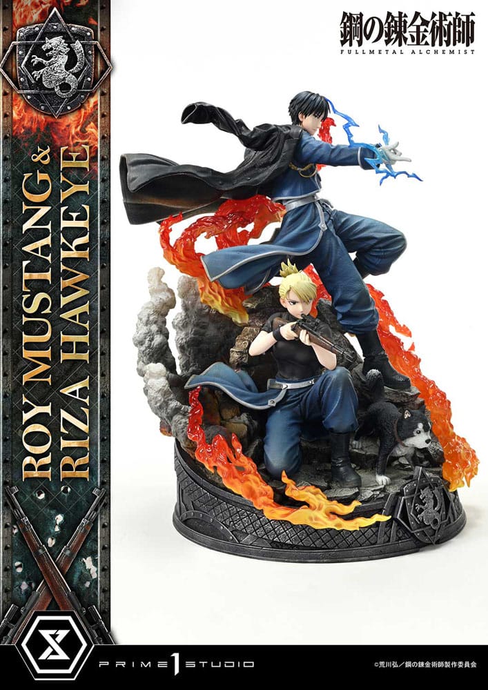 Fullmetal Alchemist Concept Masterline Roy Mustang & Riza Hawkeye Regular Version 50 cm 1/6 Statue