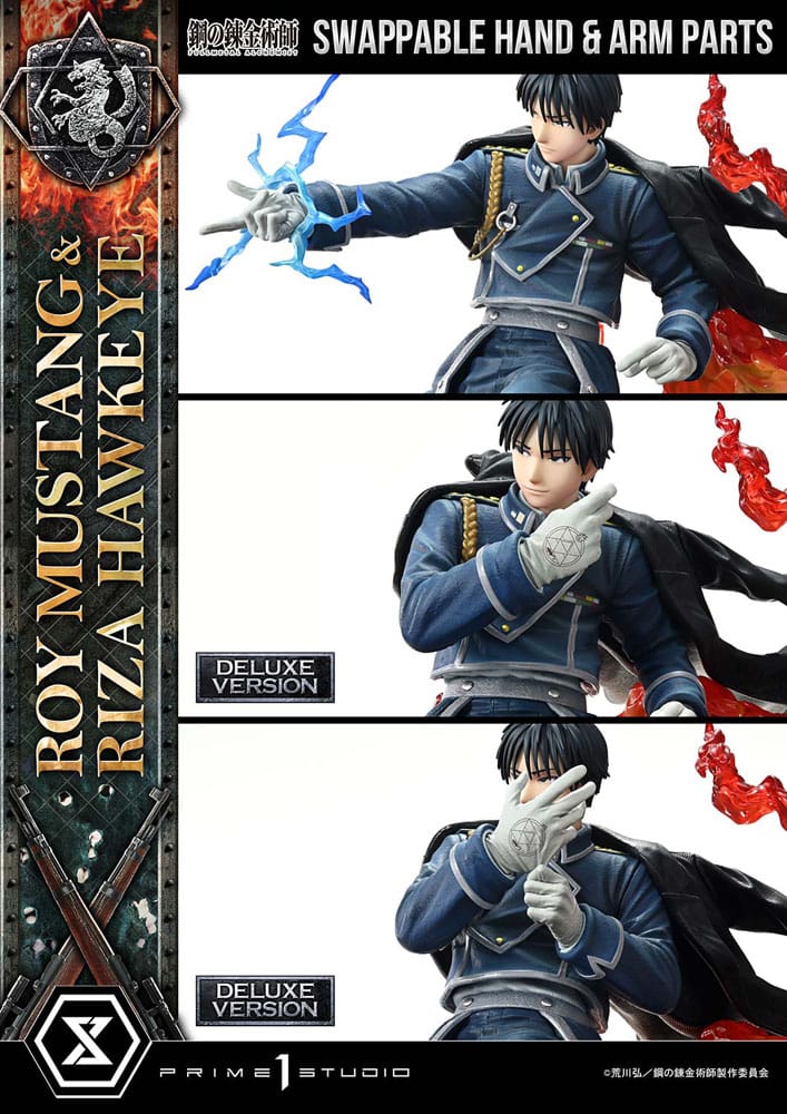 Fullmetal Alchemist Concept Masterline Roy Mustang & Riza Hawkeye Deluxe Version 50 cm 1/6 Statue