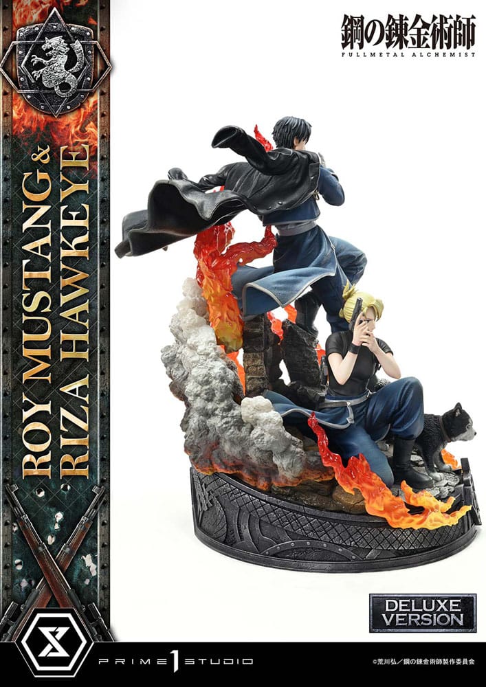 Fullmetal Alchemist Concept Masterline Roy Mustang & Riza Hawkeye Deluxe Version 50 cm 1/6 Statue