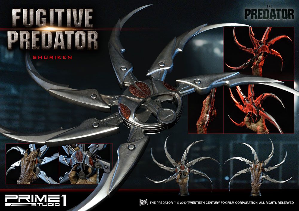 Predator 2018 Fugitive Predator Shuriken 65 cm 1/1 Bust