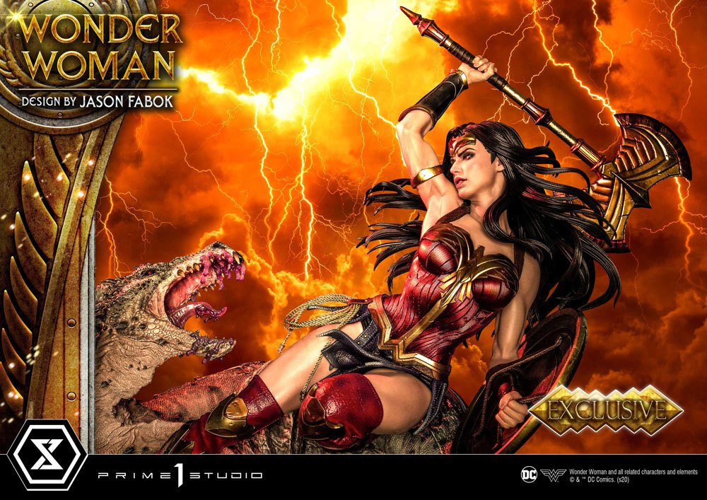 Wonder Woman vs. Hydra Exclusive Bonus Version 90 cm 1/3 Statue