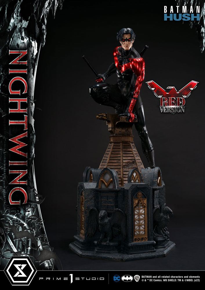 Batman Hush Nightwing 87 cm Red Version Statue