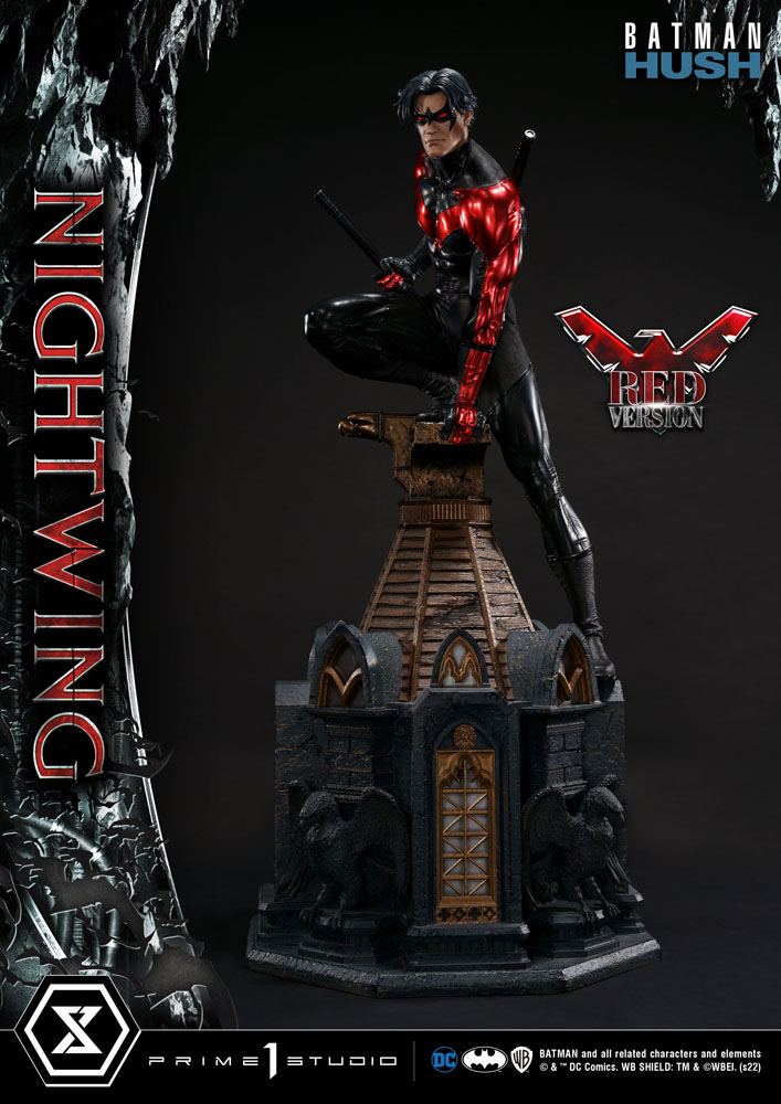 Batman Hush Nightwing 87 cm Red Version Statue