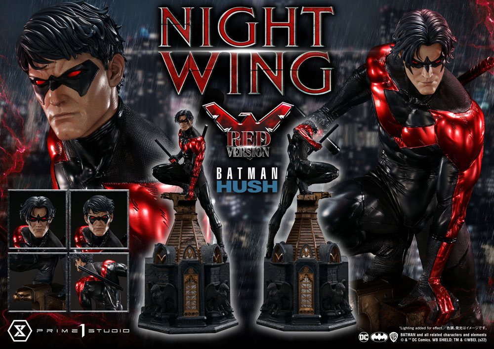 Batman Hush Nightwing 87 cm Red Version Statue