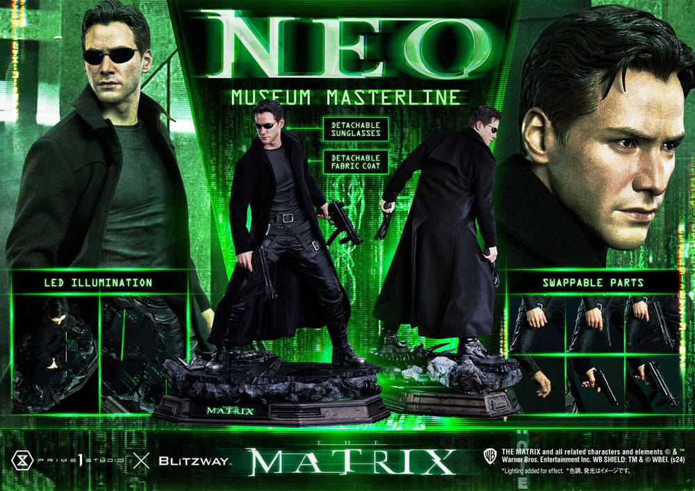 Matrix Museum Neo 71 cm 1/3 Masterline Statue Bonus Version