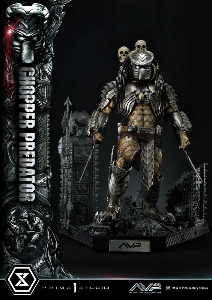 The Alien vs. Predator Chopper Predator Museum Masterline 103cm 1/3 Series Statue