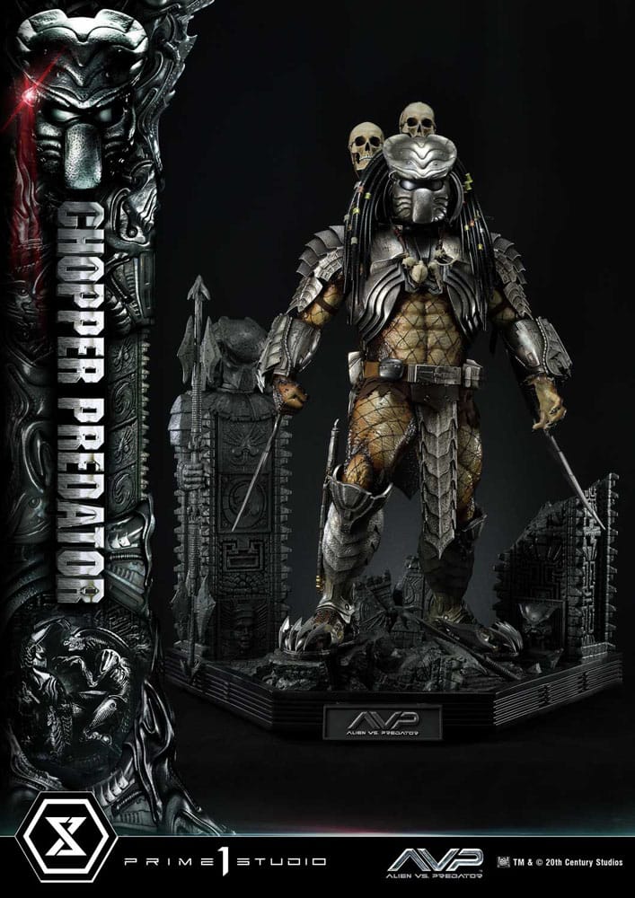 The Alien vs. Predator Chopper Predator Museum Masterline 103cm 1/3 Series Statue