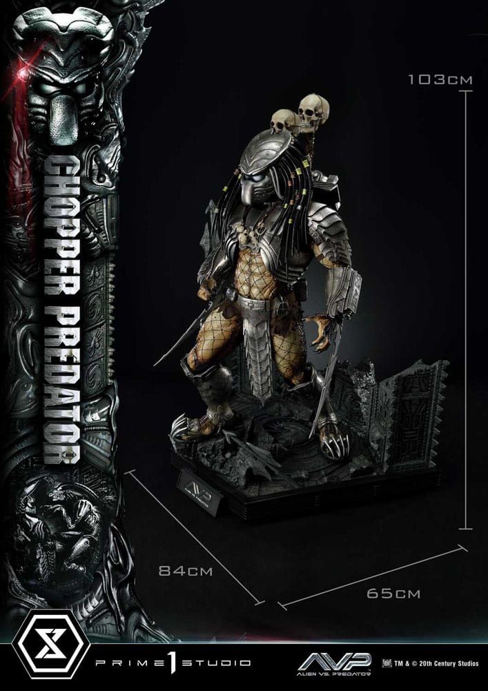 The Alien vs. Predator Chopper Predator Museum Masterline 103cm 1/3 Series Statue