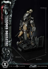 The Alien vs. Predator Chopper Predator Museum Masterline 103cm 1/3 Series Statue