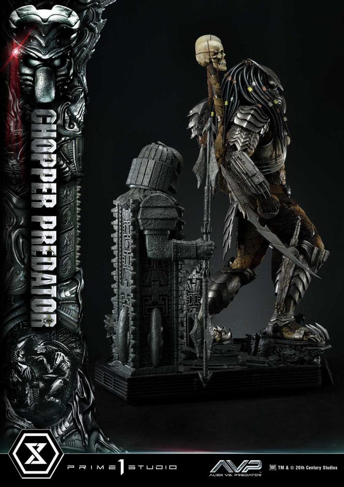 The Alien vs. Predator Chopper Predator Museum Masterline 103cm 1/3 Series Statue