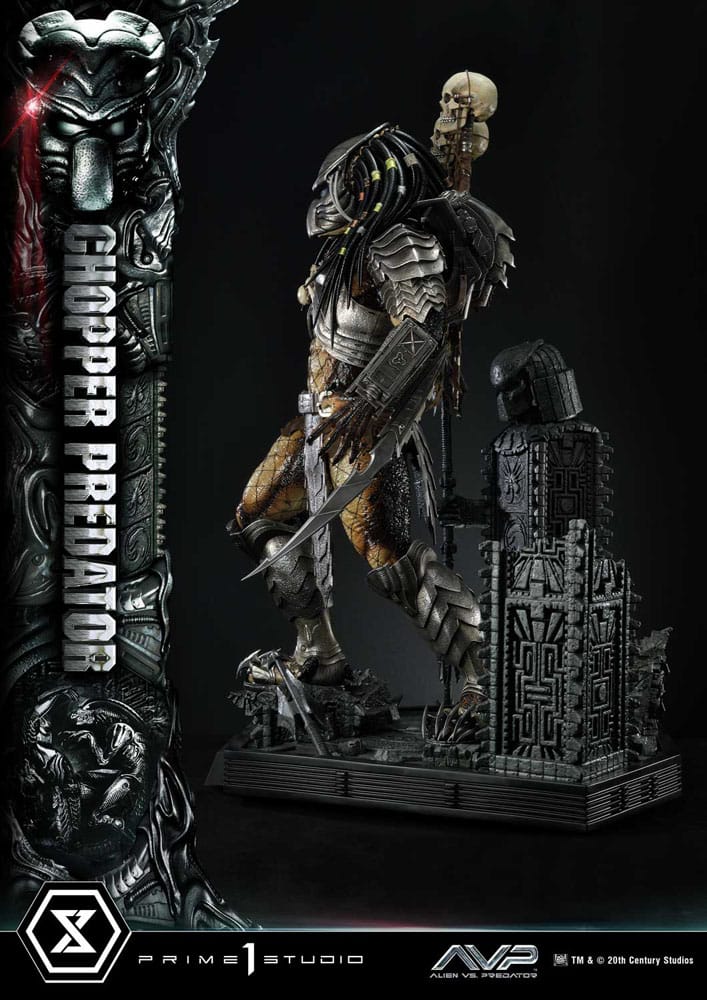 The Alien vs. Predator Chopper Predator Museum Masterline 103cm 1/3 Series Statue