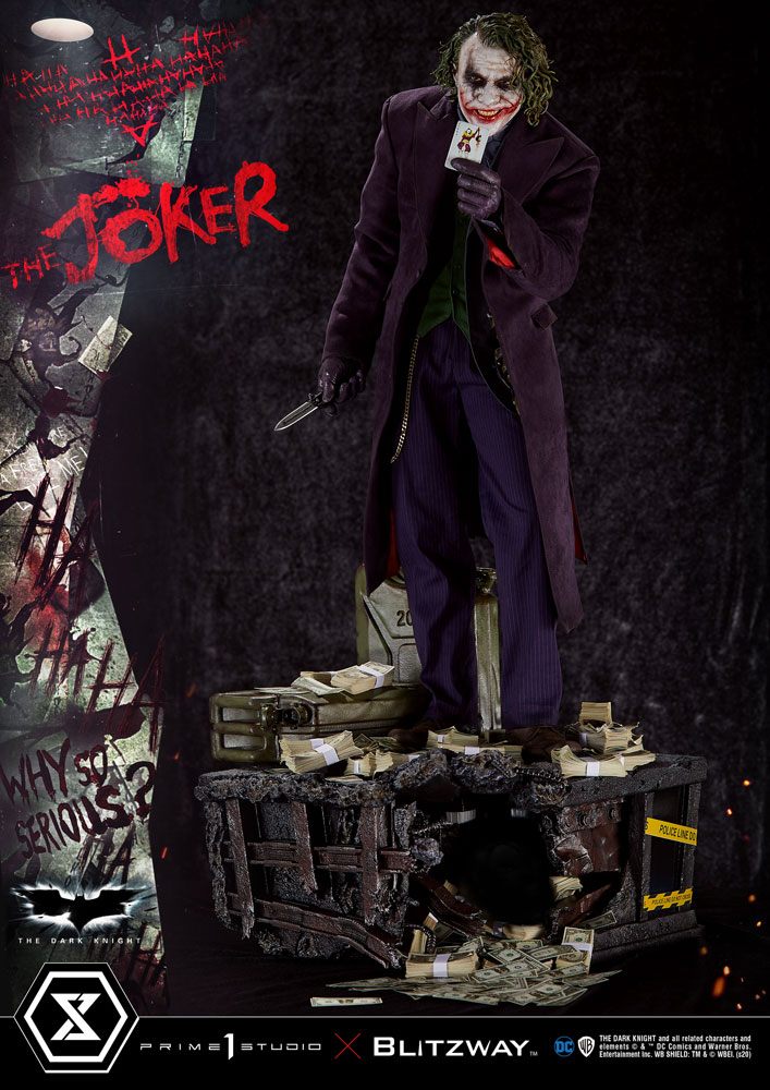 DC Comics The Dark Knight The Joker 72 cm 1/3 Bonus Version Statue