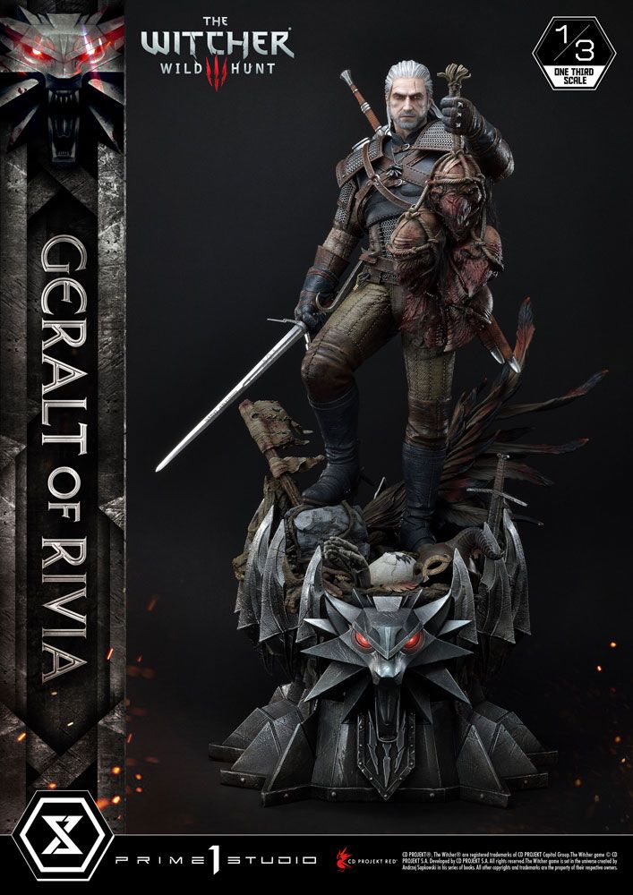 Witcher 3 Wild Hunt Geralt von Riva 88 cm 1/3 Statue