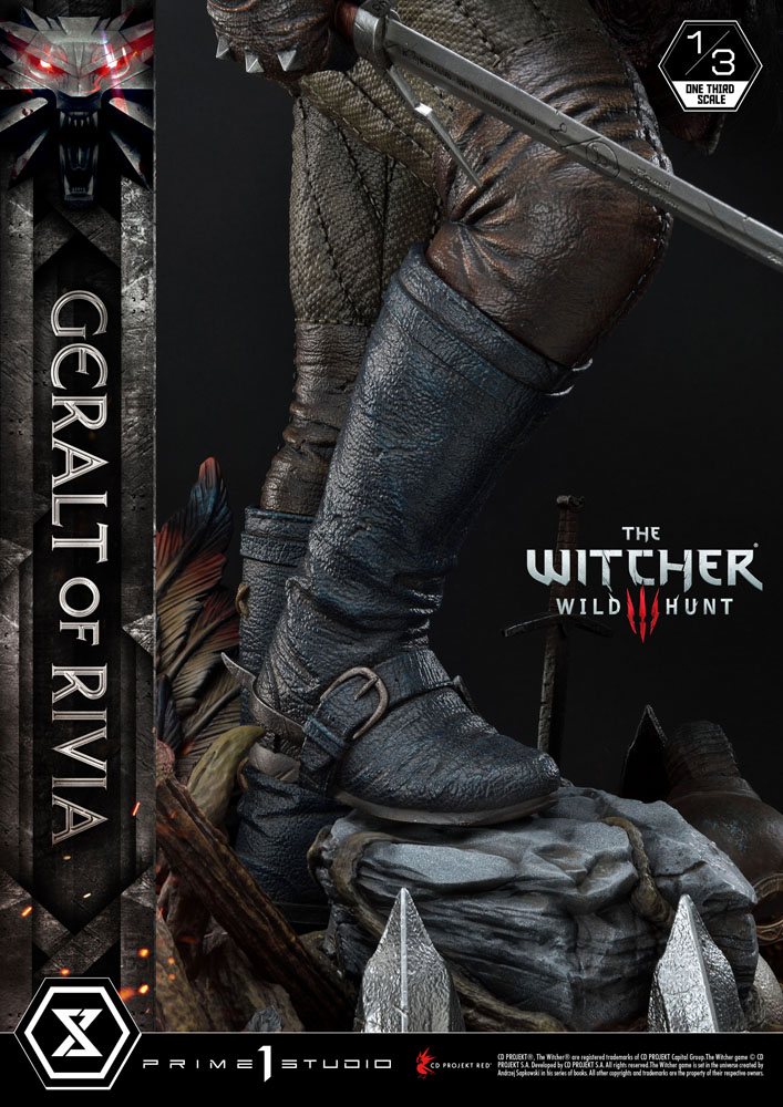 Witcher 3 Wild Hunt Geralt von Riva 88 cm 1/3 Statue