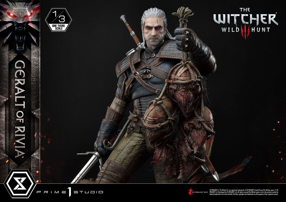 Witcher 3 Wild Hunt Geralt von Riva 88 cm 1/3 Statue